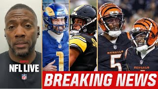 FULL NFL LIVE | Bengals trying to re-sign Chase, Tee & Trey - Rogers to Rams - Stafford to Steelers?