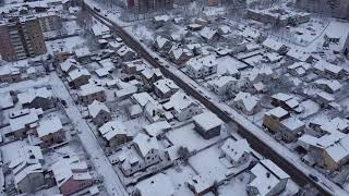 Dronas DJI Mini 2 žiemą. Geras pasirinkimas naujokams.