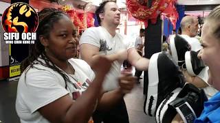BEGINNER Wing Chun Clips #1 - Sifu Och students training | Lakeland Florida | Wing Chun Kung Fu