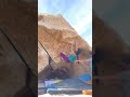 Yogi Variation V9 Joshua Tree Bouldering #shorts