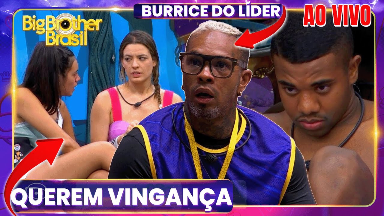 BBB 24 AO VIVO - BEATRIZ, DAVI E ISABELLE NA MIRA DO LIDER RODRIGUINHO ...