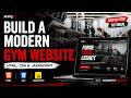 Build a Modern Gym Website Using HTML CSS and JavaScript | Beginner Project