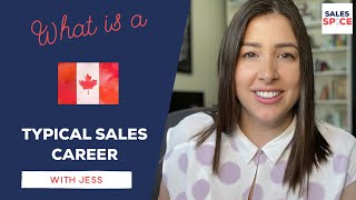 What is a typical career progression in sales | Jobs in Canada