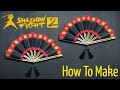 How To Make Widow's Fans With Cardboard, Shadow Fight 2 Boss Weapon