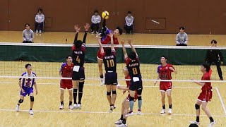 【春高京都2024】決勝戦　洛南 vs 東山　 第４セット　＜男子バレーボール＞