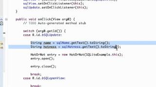 Android Application Development Tutorial 116 Closing SQLite Database YouTube