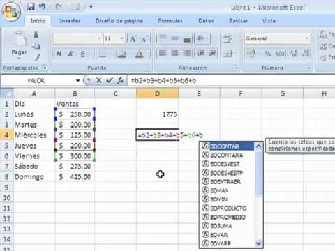 Como hacer una resta en excel