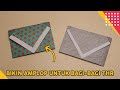 MEMBUAT AMPLOP SIMPLE UNTUK THR LEBARAN HARI RAYA - How to make envope origami paper