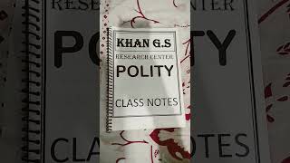 ##khan sir polity notes
