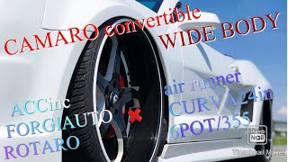 【Sho.115・ CAMARO/CONVERTIBLE】AIR SUS/air runner x FORGIAUTO/CURVA24x BRAKE SYSTEM/ROTARO.6POT/355❗️