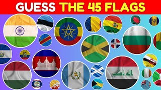 Can You Guess The Flags in 5 Seconds? Test Your Knowledge with 45 Countries!