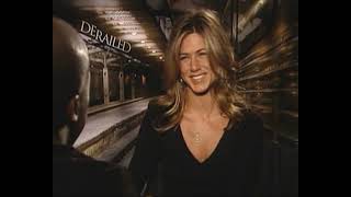 Herby Moreau rencontre l'actrice Jennifer Aniston pour le film Derailed (Star Système 2005) Junket