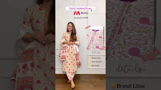 Myntra fashion haul 😍 Myntra haul sharara set very affordable price