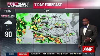 FIRST ALERT WEATHER DAY: More storms this afternoon, evening