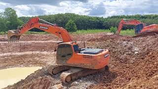 หนุ่มเมืองโสมแพคคู่ จัดเต็มโคกหนองนา DOOSAN DX225LCA กับ LC งานนี้เล่นสุดบูม  ป๋าวิเศษ จัดให้ep.9656