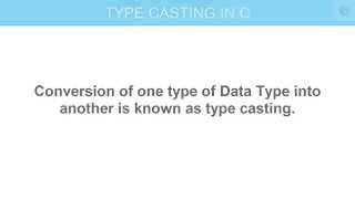 Type Casting in C Programming