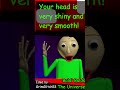 (Shorts Version) Baldi Doesn't Roast Badsum (but with extra keyframes!) #baldi