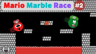 Super Mario Marble Race #2 -Algodoo