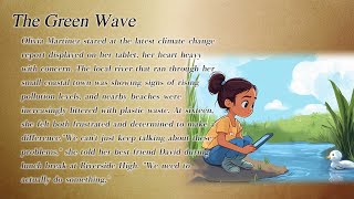 The Green Wave🌟Learn English through story level 1 |English listening Practice|Graded Reader