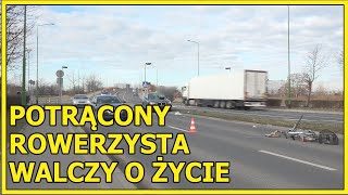 LEGNICA. Potrącony rowerzysta walczy o życie