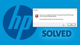 Fix: HPStatusBL.dll Startup Error |  RunDLL HP printer error
