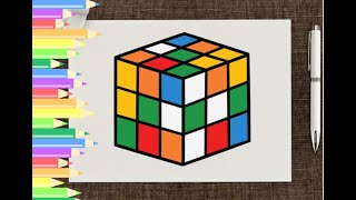 How To Draw A Rubik's Cube