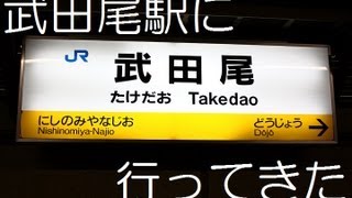 「トンネルの中の駅」武田尾駅に行ってきた