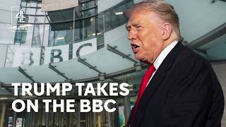 Trump threatens $1bn lawsuit against BBC as bosses resign