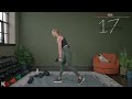 30 min full body resistance training with dumbbells