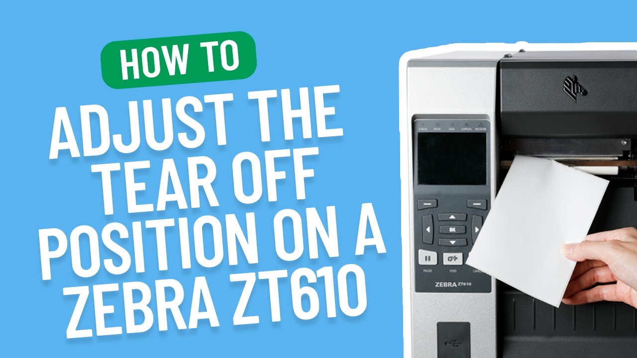 Zebra Printer Tear Off Setting At Gwen Green Blog