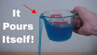 A Liquid That Pours Itself! The Self-Siphoning Fluid: Polyethylene Glycol