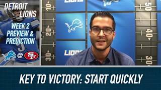 Detroit Lions at San Francisco 49ers preview and prediction