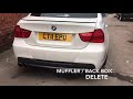 Bmw 3 Series E90 muffler & resonater delete