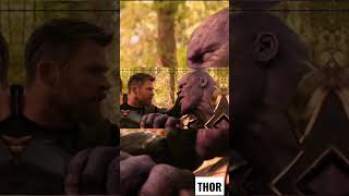 CHRIS HEMSWORTH| THOR VS THANOS FIGHT SCENE| #thor #thanos #avengers #youtubeshorts #ironman #viral