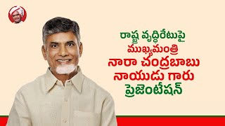 రాష్ట్ర వృద్ధిరేటుపై ముఖ్యమంత్రి శ్రీ నారా చంద్రబాబు నాయుడు గారు ప్రెజెంటేషన్ Live | Eagle Andhra