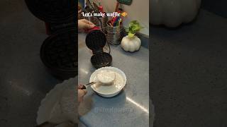 Let's make waffle 🧇 #shorts #youtubeshorts #waffle #trending #shortvideo #trendingshorts