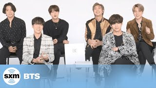 BTS Answers Fan Questions About 'Be,' 2021 Resolutions & More | SiriusXM