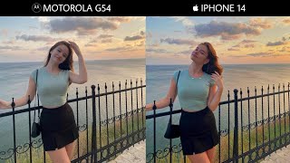 Motorola MOTO G54 VS iPhone 14 | Camera Test