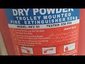 DRY POWDER FIRE EXTINGUISHER 50kg TROLLEY MOUNTED | ashfaq YouTube Technical