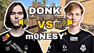 donk vs m0NESY plays Mirage FACEIT 4000 ELO rating 3.55 (FACEIT 2.0) CS2 #cs2