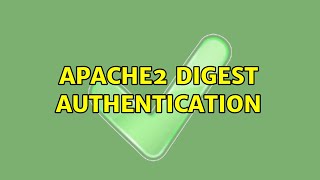 apache2 digest authentication