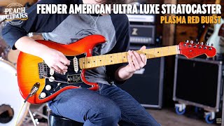 No Talking...Just Tones | Fender American Ultra Luxe Stratocaster Plasma Red Burst