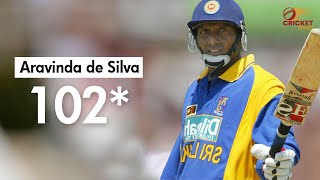 Aravinda De Silva 102* (90) Against Pakistan  in 1997 Wills Quadrangular Tournament 5th ODI