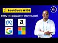 LeetCode 103 Explained — Zigzag BFS with Level Tracking (Python)