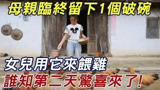 母親臨終前留下一個破碗，女兒用它來喂雞，不料第二天家門口竟來了輛豪車！ |三味書屋