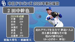 中日ドラゴンズ 2025新応援歌メドレー AIきりたん