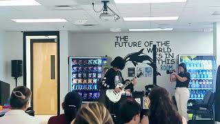 Master Of Puppets Cover at School Talent Show (read desc)