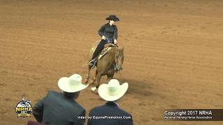 HR Dun By Whiz ridden by Hannah L Mitchell  - 2017 NRHA Derby (Collegiate Reining)