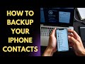 How to backup your iPhone contacts