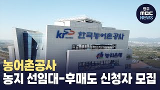 한국농어촌공사, 청년농 농지 선임대-후매도 사업 신청자 모집